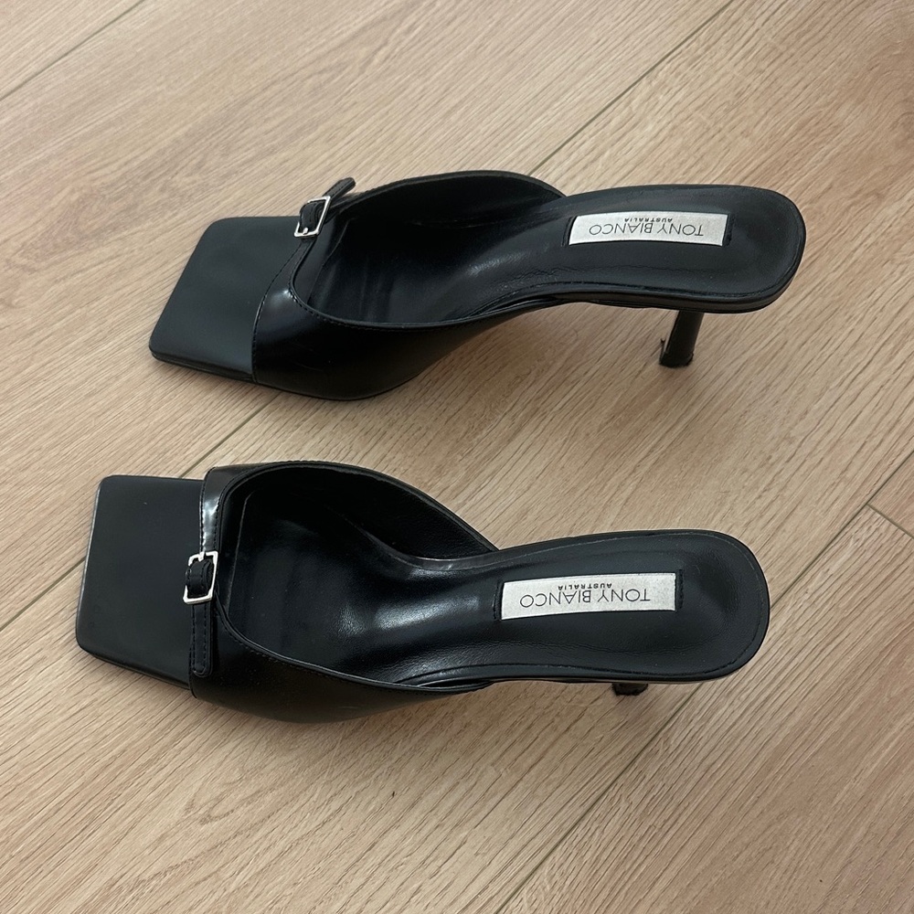 Tony Bianco Rada Black Vintage Heel